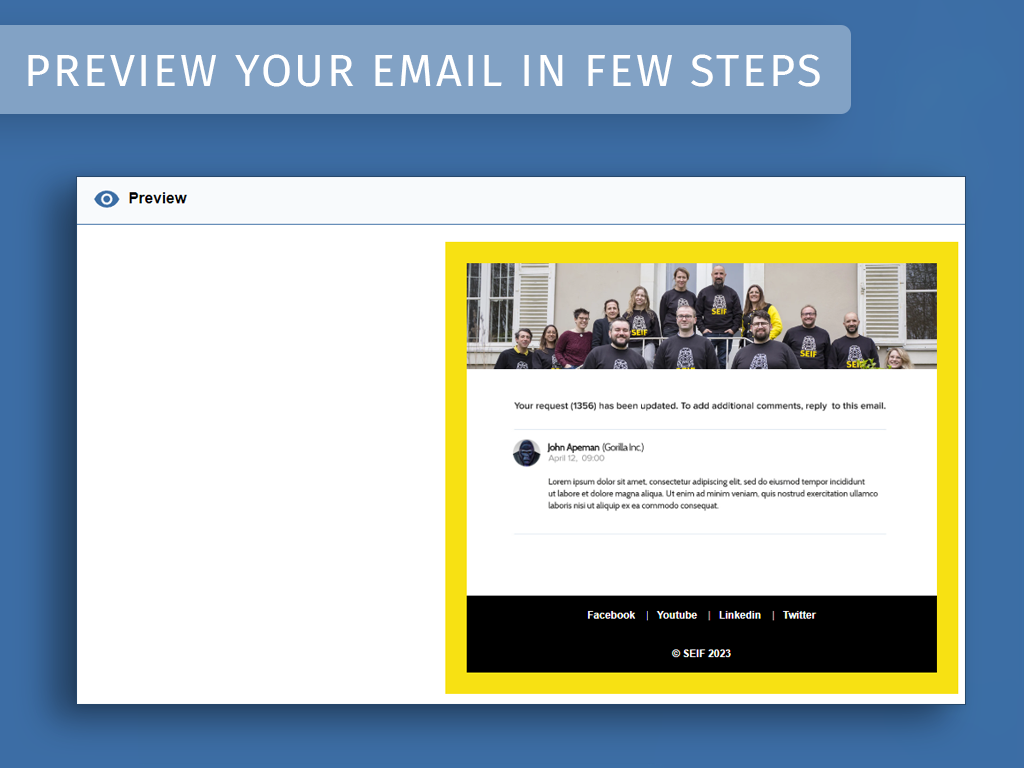 Email crafter screenshot 1